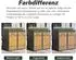 Stilvora Mülltonnenbox für 4×120–240 Liter mit Pflanzdach, Stahl, Holzoptik