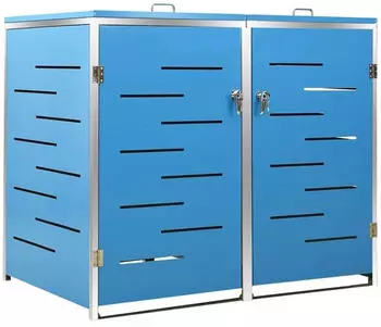 Deluke JAGU Edelstahl 2 x 240L 115,5x138x77,5cm Blau