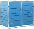 Deluke JAGU Edelstahl 2 x 240L 115,5x138x77,5cm Blau