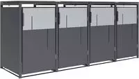 WESTMANN M&uuml;lltonnenbox "Tonus 4" BxTxH: 265x80x116 cm, f&uuml;r 4x240 L M&uuml;lltonnen