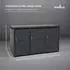 osoltus Metall Mülltonnenbox 3er 196 x 118 cm Conta Anthrazit