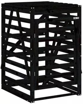 Deluke BOUMI Kiefernholz 1er 84x90x128,5cm Schwarz
