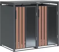 WESTMANN M&uuml;lltonnenbox "Status 2" BxTxH: 132x80x116 cm, f&uuml;r 2x240 L M&uuml;lltonnen