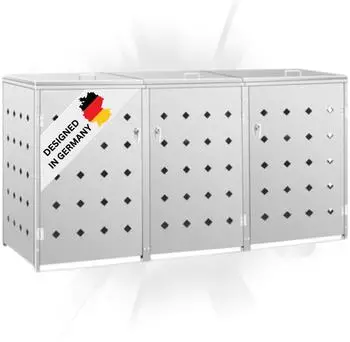 Deluke SOGI Edelstahl 3 x 240L 207x115x77,5cm Silber