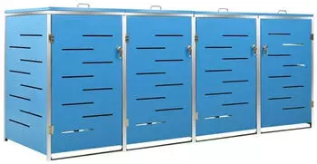 Deluke JAGU Edelstahl 4 x 240L 115,5x276,5x77,5cm Blau