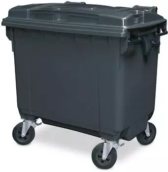 BRB Müllcontainer MGB 660L grau, EN 840-6 (34157)