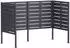 vidaXL Mülltonnen-Sichtschutz 167x85x113cm Stahl anthrazit (8013435)