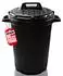 BigDean Universal-Allzwecktonne mit Deckel, 90L, schwarz (717860)
