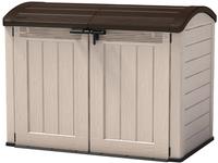 Keter 17199414, Keter Store-It-Out Ultra, Doppel, Schuppendach, Braun, Holz, 2