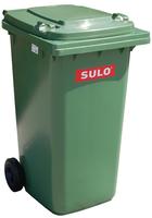 Sulo - M&uuml;llgro&szlig;beh&auml;lter 80 L Hdpe Gr&uuml;n Fahrbar, Nach En 840