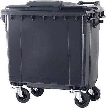 Vepa Bins Müllcontainer flacher Deckel 770 Liter grau
