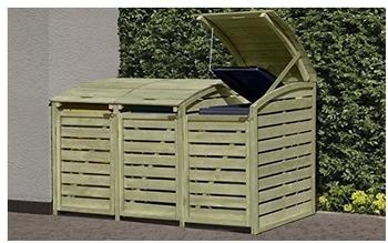 Delta Mülltonnenabtrennung 3 x 240 Liter