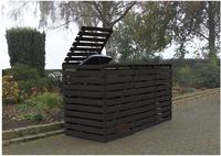 promadino M&uuml;lltonnenbox "Vario V" f&uuml;r 3 x 240 l, anthrazit