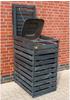 promadino Mülltonnenbox, für 1x120 l aus Holz, BxTxH: 68x63x111 cm