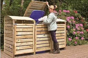 T&J Mülltonnenabtrennung Henri 1 x 240 Liter