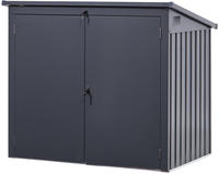 M&uuml;lltonnenbox Anthrazit 153x100x132 Cm
