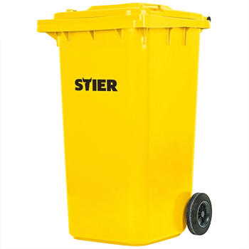 STIER 2-Rad-Müllgroßbehälter (240 L) gelb