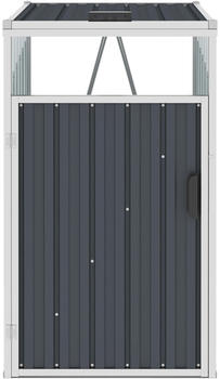 vidaXL Tonnenbox 72×81×121cm Stahl Anthrazit (46275)