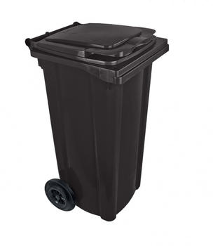 Bauer Mülltonne 120 l schwarz