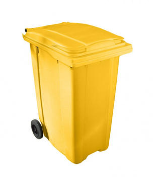Bauer Mülltonne 360 l gelb
