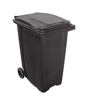 Bauer Mülltonne 360 l schwarz