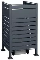 Westmann Metall M&uuml;lltonnenverkleidung Planum 1x240 L Anthrazit 90x90x150 Cm