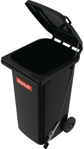 Sulo Müllgroßbehälter 240L HDPE fahrbar m.Fußpedal grau