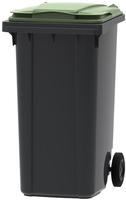 PROREGAL Premium 2-Rad-M&uuml;lltonne MGB | 240 Liter, HxBxT 107,9x58,3x73,7cm 