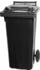 grau/schwarz: Proregal 2-Rad-Mülltonne MGB HDPE-Kunststoff 94,5x48x54cm 120L