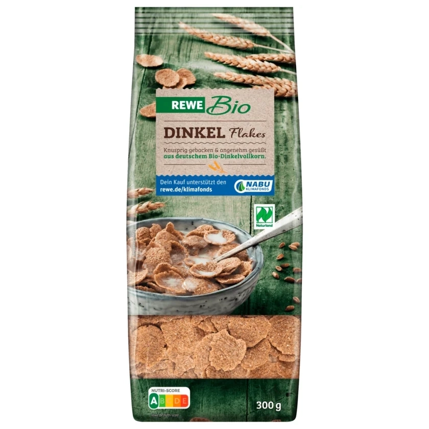 Rewe Bio Dinkel Flakes, Naturland
