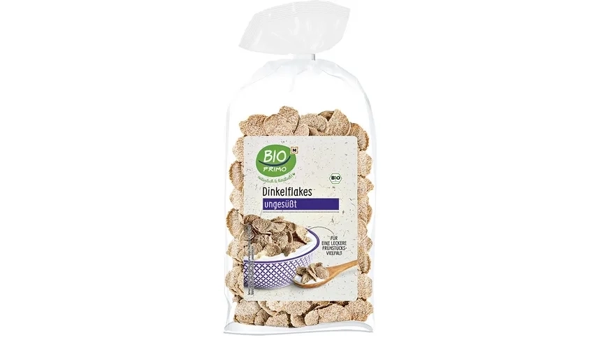 Bio Primo Dinkelflakes, ungesüßt
