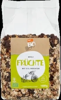 Tegut Bio Müsli Früchte