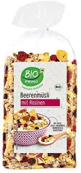 Bio Primo Beerenmüsli mit Rosinen