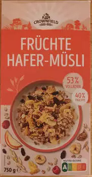Crownfield Fr&uuml;chte Hafer-M&uuml;sli