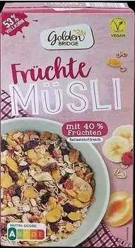 Golden Bridge Fr&uuml;chte M&uuml;sli