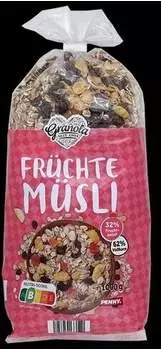 Granola Fr&uuml;chte M&uuml;sli