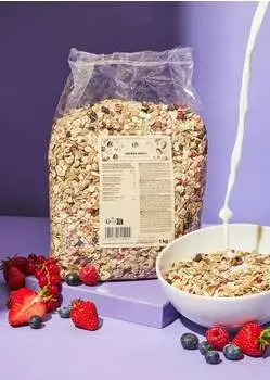 Koro Beeren M&uuml;sli mit Knusper Dinkelflakes