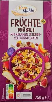 Kornm&uuml;hle Fr&uuml;chte M&uuml;sli