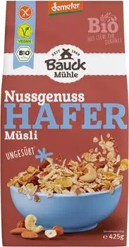 Bauck Mühle Hafer Müsli Nussgenuss glutenfrei (488437)