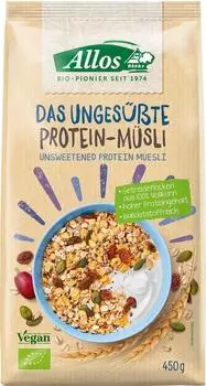 Allos Das Ungesüßte Protein-Müsli Bio - 450 g (318767)