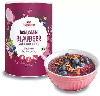 Oatsome Benjamin Blaubeer Smoothie Bowl Bio 400g