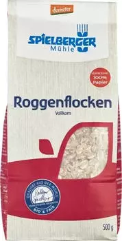 Spielberger M&uuml;hle Bio-Roggenflocken 500g
