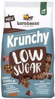 Barnhouse Krunchy Low Sugar No Choco bio 375g