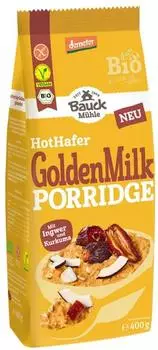Bauck M&uuml;hle Hot Hafer Golden Milk Porridge (400g)