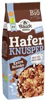 Bauck Mühle Bio Müsli Hafer Knusper Schoko 300 g