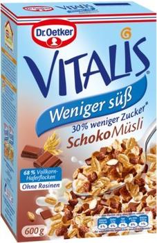 Dr. Oetker Vitalis weniger süß Schoko Müsli (600 g)
