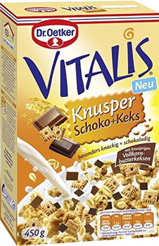 Dr. Oetker Vitalis Knusper Schoko + Keks (450 g)