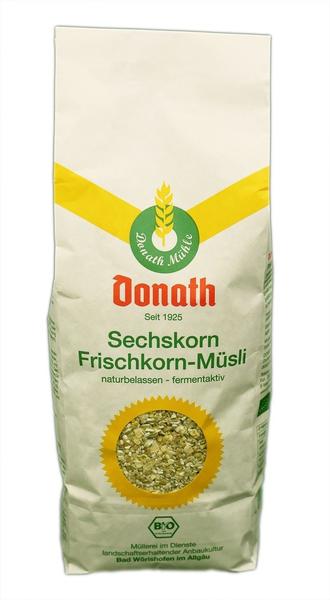 Donath Sechskorn Frischkorn-Müsli (750g)