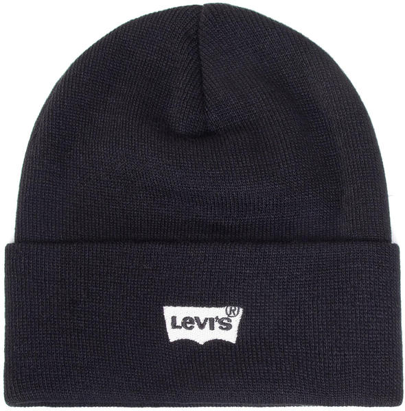 Levi's Embroidered Batwing Slouchy Cap black