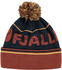 Fjällräven Pom Hat (F84768) autumn leaf/dark navy